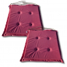 Stuhlkissen 40x40x3 cm 1227 - 4er-Pack