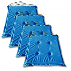 Stuhlkissen 40x40x3 cm 1331 - 4er-Pack