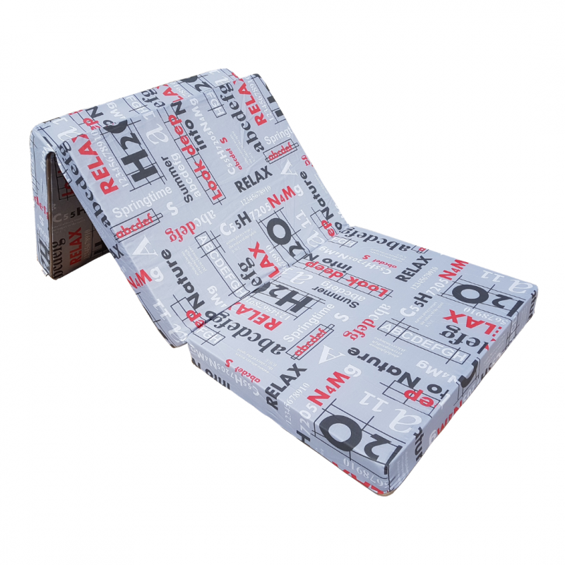 Klappmatratze Faltmatratze 195 x 65 x 10 cm - NATURE