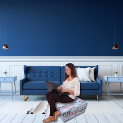 Klappmatratze Faltmatratze 195 x 65 x 10 cm - NATURE