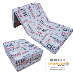 Klappmatratze Faltmatratze 195 x 65 x 10 cm - NATURE