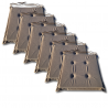 Stuhlkissen 40x40x3 cm 1009 - 6er-Pack