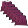 Stuhlkissen 40x40x3 cm 1224 - 6er-Pack