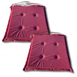 Stuhlkissen 40x40x3 cm 1227 - 6er-Pack