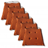 Stuhlkissen 40x40x3 cm 1333 - 6er-Pack