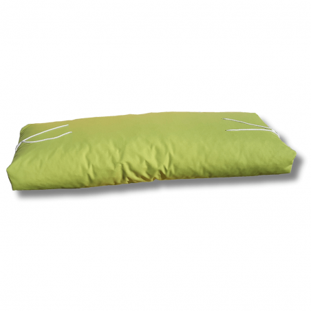 Palettenkissen Rückenkissen Lehne mit RV 120 x 40 x 15/10 cm Apfelgrün