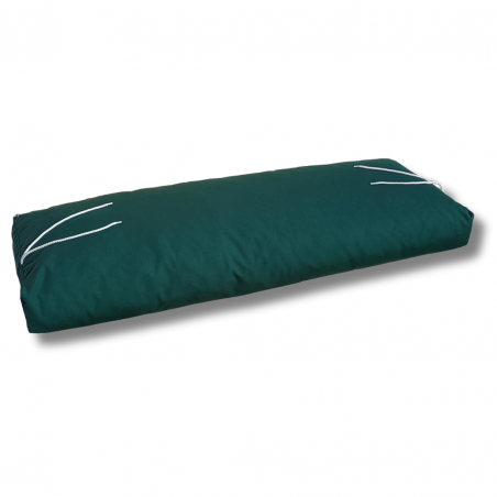 Palettenkissen Rückenkissen Lehne mit RV 120 x 40 x 15/10 cm Grün