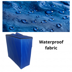 Aufbewahrungstasche wasserabweisend für Faltmatratze 200x70x10 cm Blau