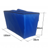Aufbewahrungstasche wasserabweisend für Faltmatratze 200x120x10 cm - Blau