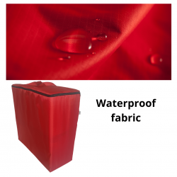 Aufbewahrungstasche wasserabweisend für Faltmatratze 200x120x10 cm - Rot