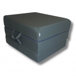 Klappmatratze visco Lux 195 x 75 x 15 cm - Anthrazit
