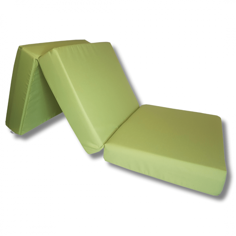 Klappmatratze visco Lux 195 x 75 x 15 cm - Apfelgrün