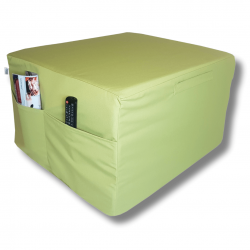 Klappmatratze visco Lux würfel 195 x 75 x 15 cm + Aufbewahrungstasche - Apfelgrün