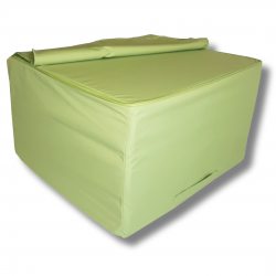 Klappmatratze visco Lux würfel 195 x 75 x 15 cm + Aufbewahrungstasche - Apfelgrün