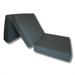 Klappmatratze visco Lux würfel 195 x 75 x 15 cm + Aufbewahrungstasche - Anthrazit