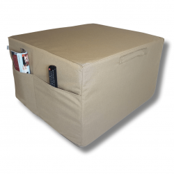 Klappmatratze visco Lux würfel 195 x 75 x 15 cm + Aufbewahrungstasche - Hellbraun