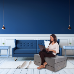 Bezug für Klappmatratze  195 cm x 65 cm x 10 cm - 1008