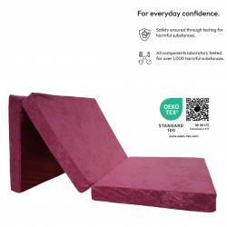 Bezug für Klappmatratze  195 cm x 65 cm x 10 cm - 1224