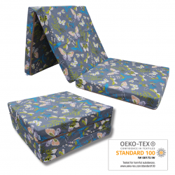 Bezug für Klappmatratze  195x65x8 cm- 001