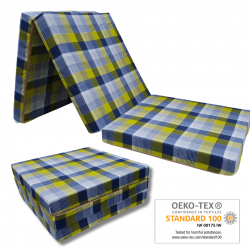 Bezug für Klappmatratze  195x65x8 cm- 002