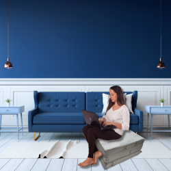 Bezug für Faltmatratze 180cm x 80 cm x 10 cm - BTR