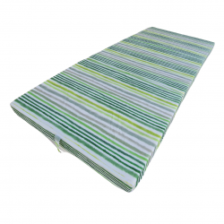 OUTLET Klappmatratze Faltmatratze 190x80x10cm - Grünes Streifendesign