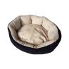 Hundebett Nora - Größe S - Schwarz/beige
