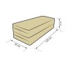Klappmatratze Faltmatratze 180 x 120 x 8 cm 1333