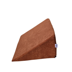 Multifunktionales Keilkissen 35x45x20 cm - zum Liegen, Lesen und als Beinauflage - 1000 Hellbraun