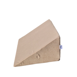 Multifunktionales Keilkissen 35x45x20 cm - zum Liegen, Lesen und als Beinauflage - 1009 Beige