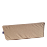 Multifunktionales Keilkissen 35x45x20 cm - zum Liegen, Lesen und als Beinauflage - 1009 Beige